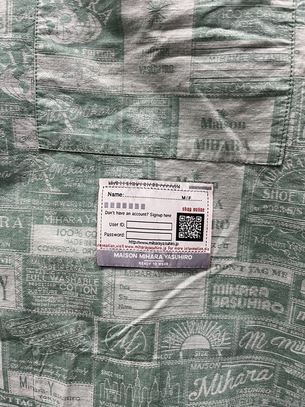 Maison MIHARA YASUHIRO Maison Mihara Yasuhiro MMY Jacquard Classic Pattern Shirt Size US XXL / EU 58 / 5 - 4 Thumbnail