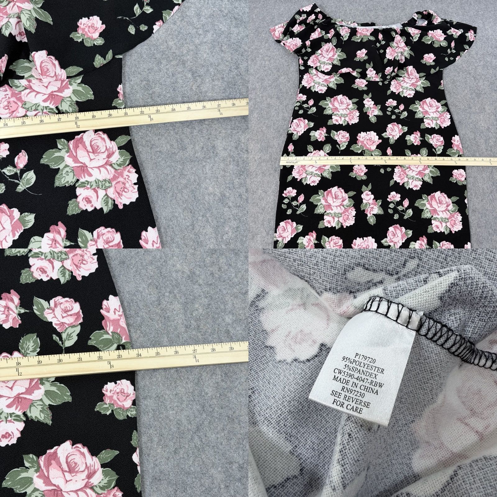 Almost Famous Almost Famous Floral Pullover Dress Women's Size 3X Multicolors Size XXL / US 16-18 / IT 52-54 - 9 Thumbnail