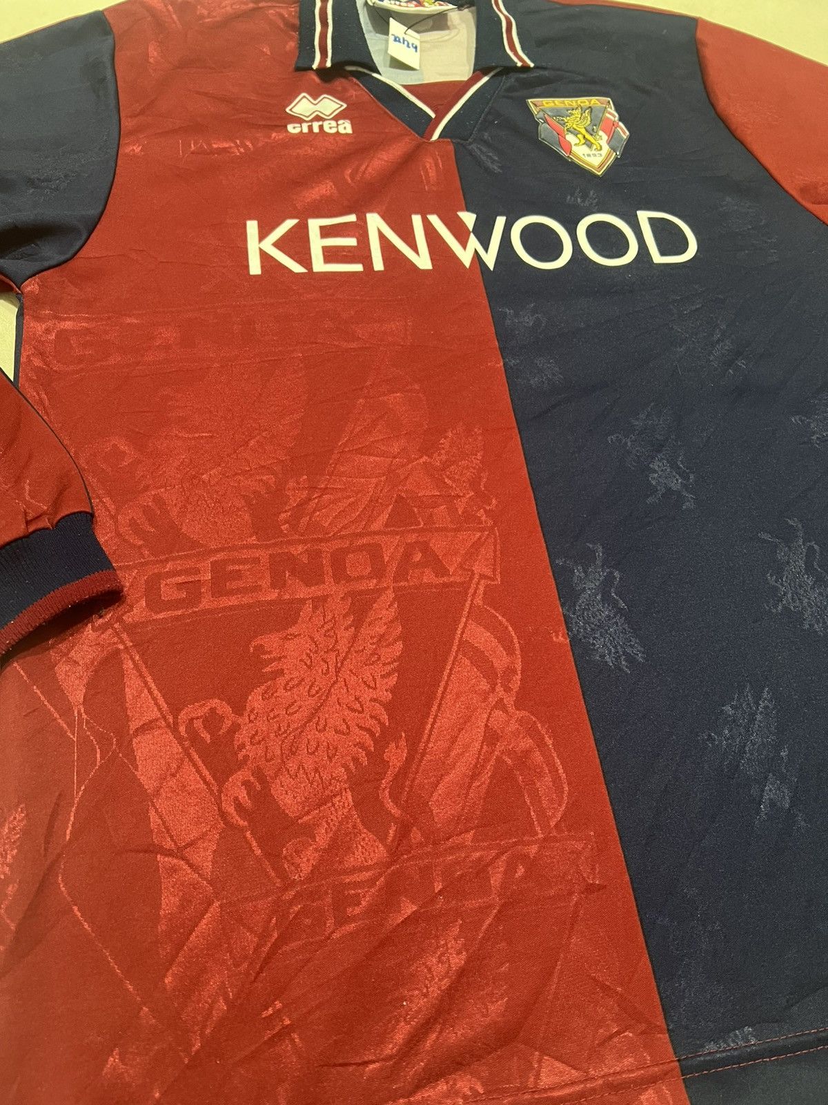 Errea Genoa 1994 Errea Home Longsleeve Jersey Size US L / EU 52-54 / 3 - 2 Thumbnail
