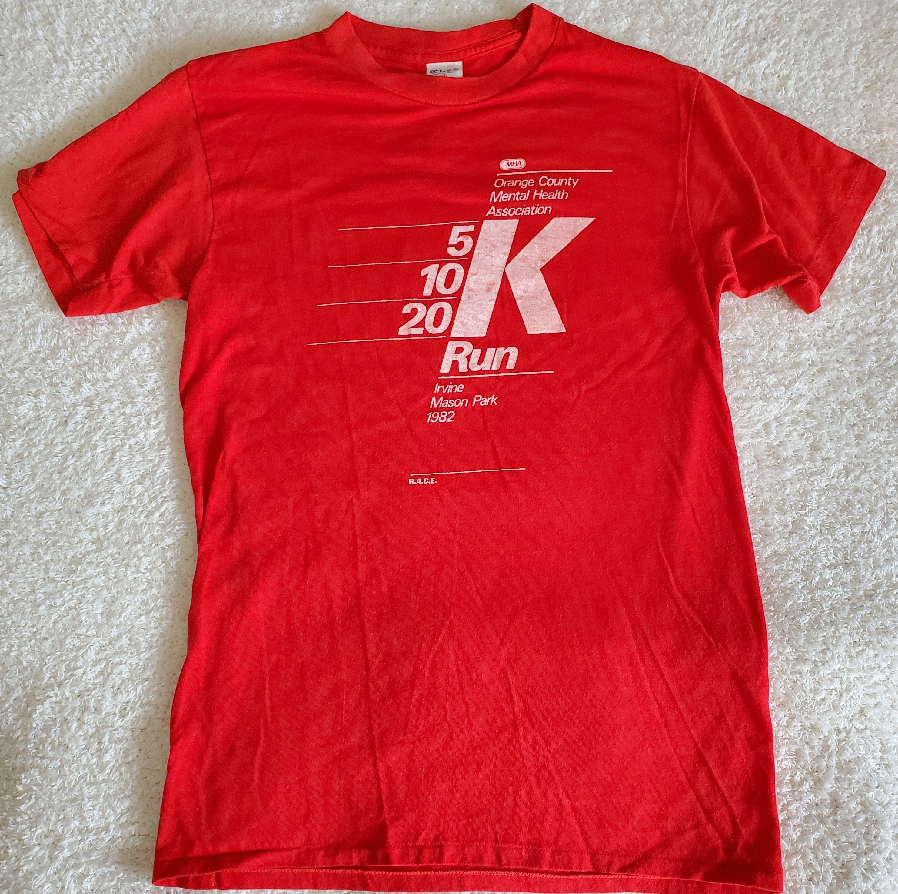 Vintage Vintage 1982 MHA marathon running shirt irvine mason park Size US M / EU 48-50 / 2 - 1 Thumbnail