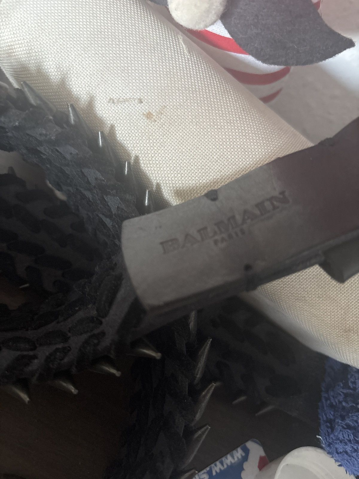 Balmain AW10 Balmain by Christophe Decarnin Leather „Bullet” Belt Size 30 - 10 Thumbnail