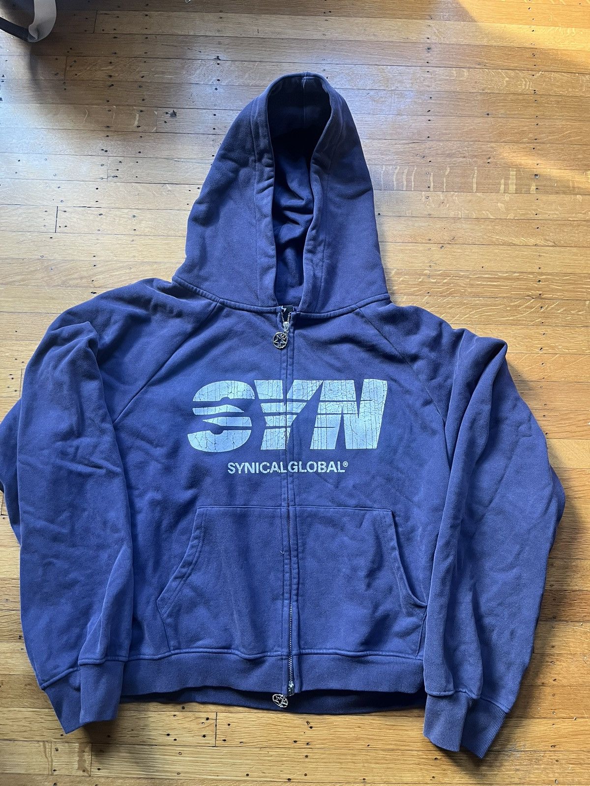 image of Synical Global Speed Zip Up in Midnight, Men's (Size XL)