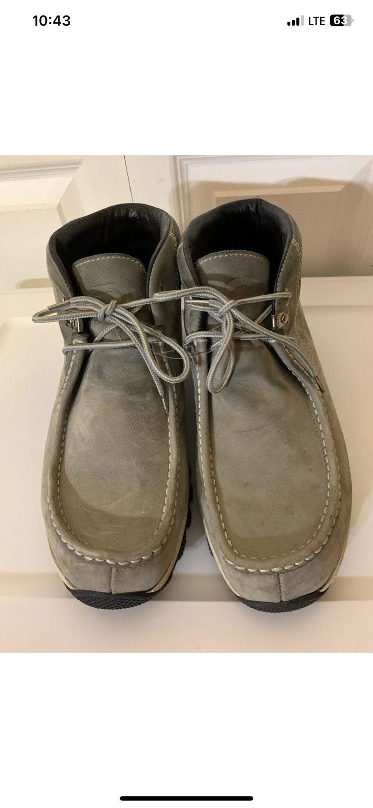 Marc Ecko Marc Ecko mens sz 13 chukka boots shoes gray Size US 13 / EU 46 - 3 Thumbnail