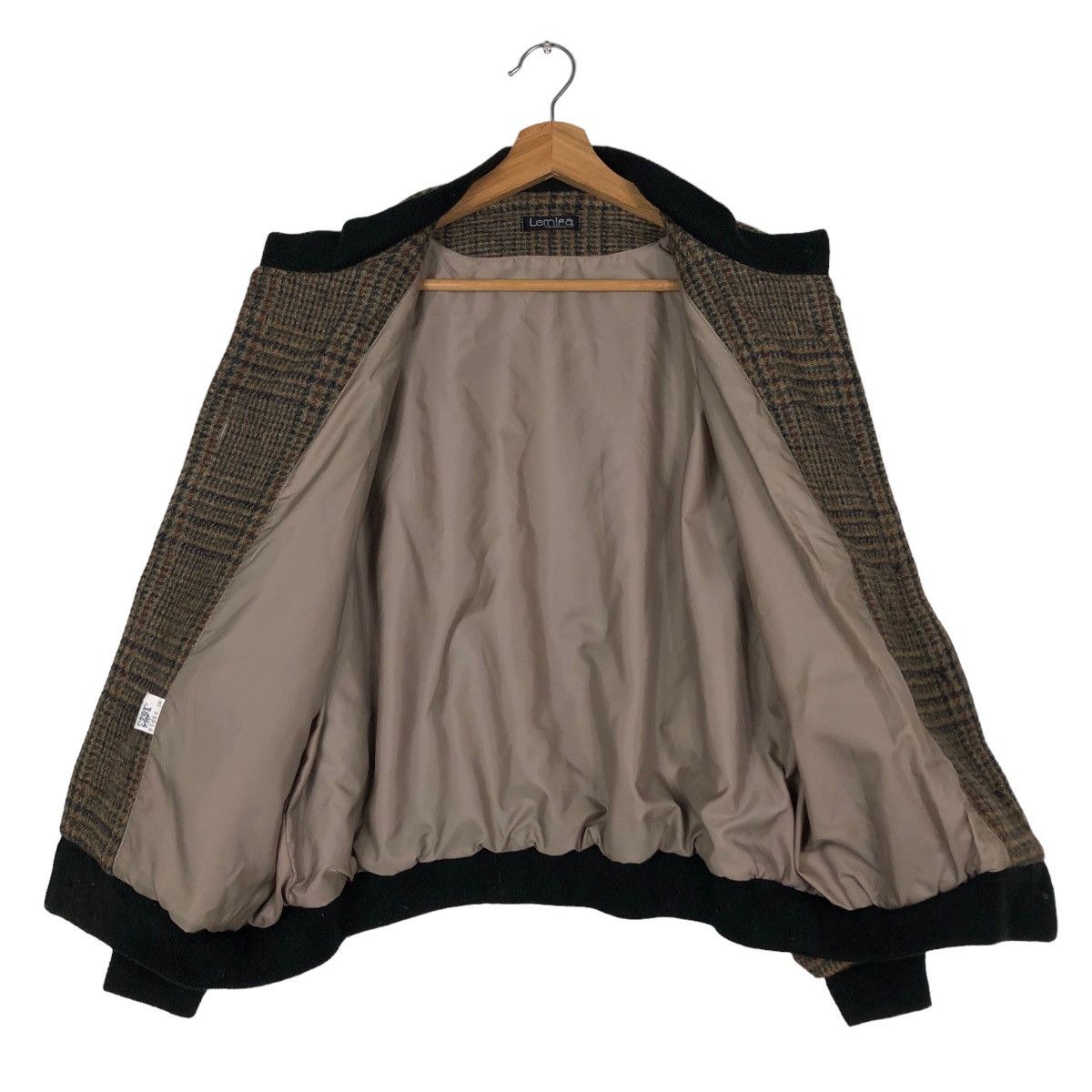 Japanese Brand 🔥Vintage Bomber Jacket Lemifa Tartan Design Issey Miyake Size US M / EU 48-50 / 2 - 13 Thumbnail
