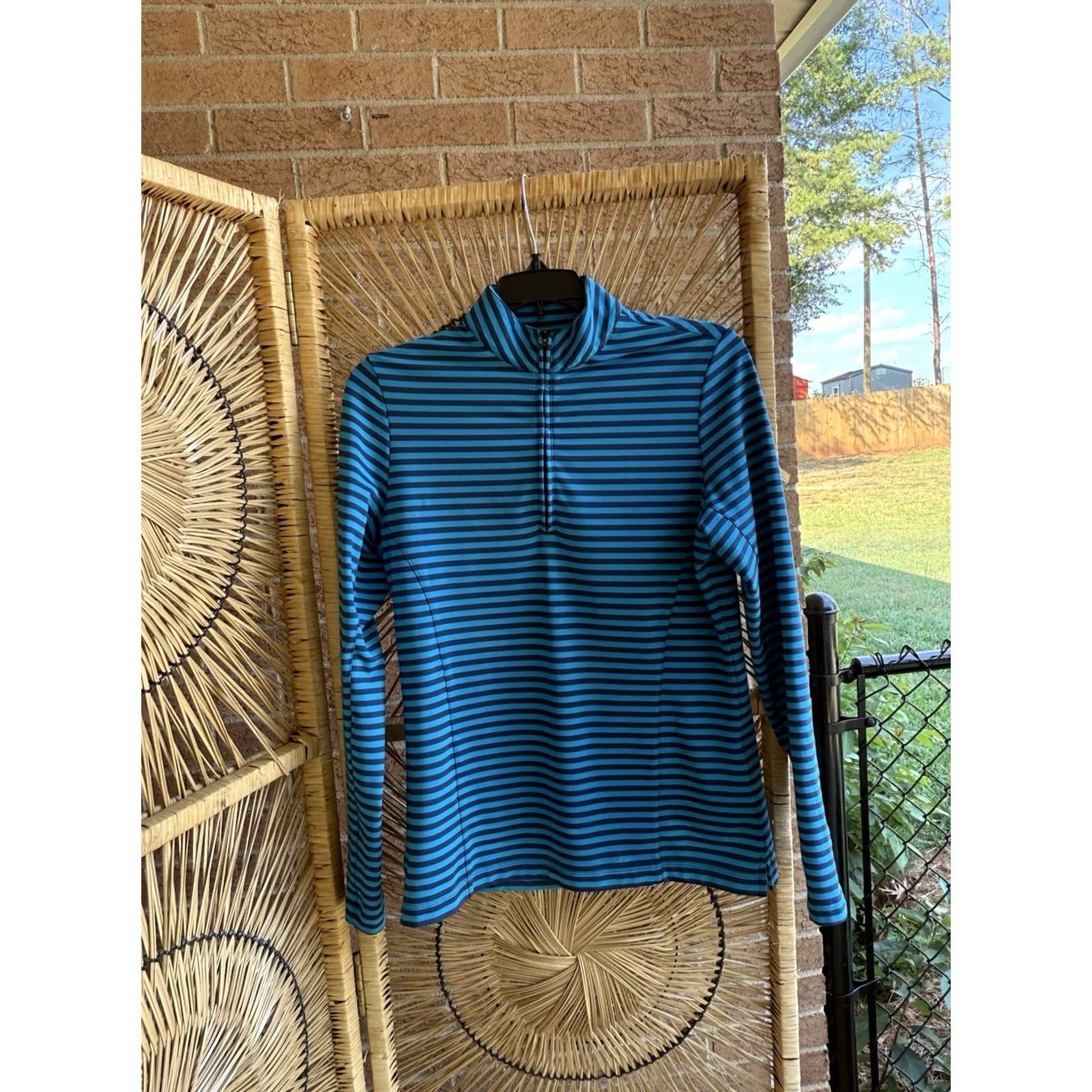 Peter Millar Peter Millar Pullover Shirt Women S Blue 1/4 Zip Perth Performance Golf Jacket Size S / US 4 / IT 40 - 2 Thumbnail