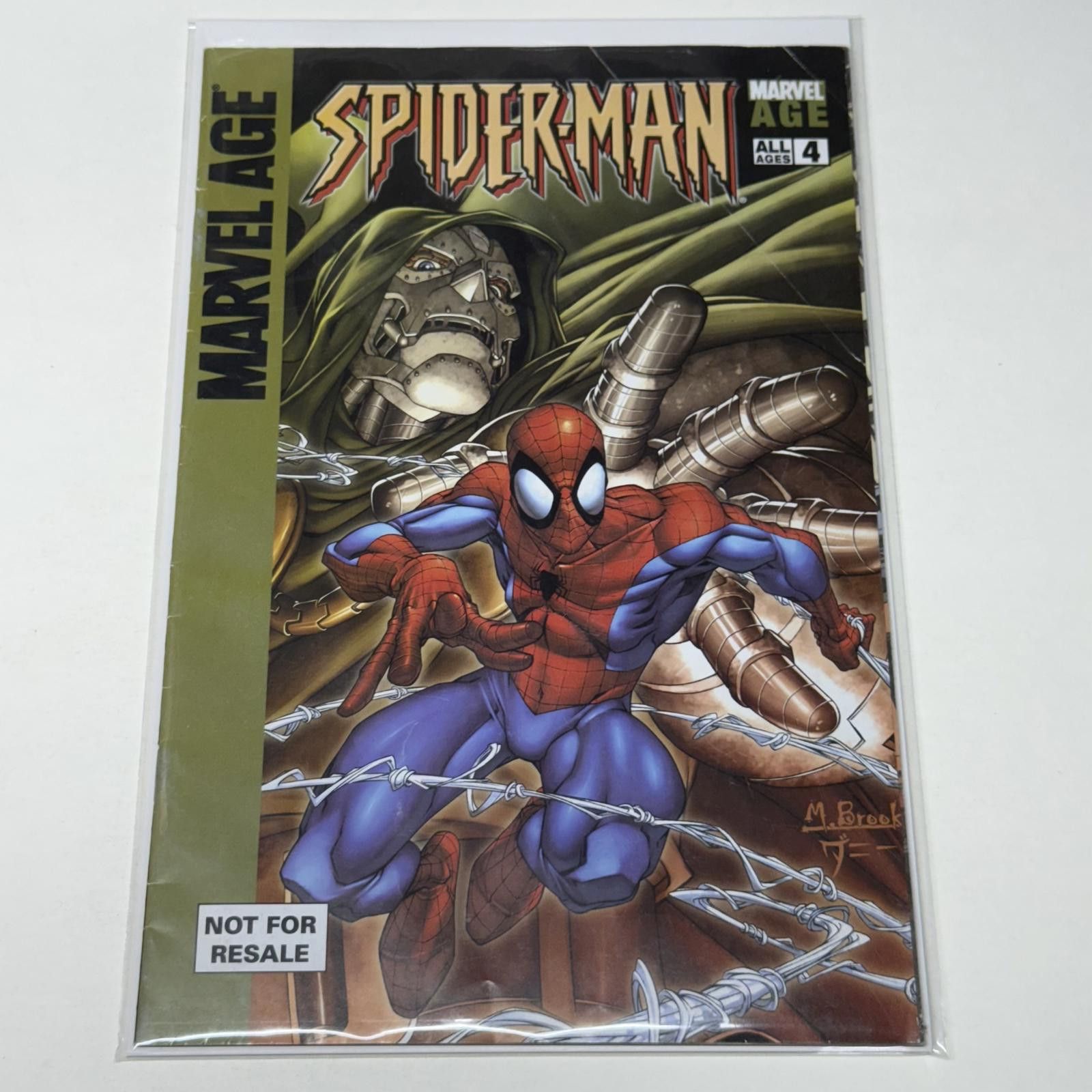 Marvel Comics Marvel Age Spider-Man Vol. 1 #4 AUG 2004 Not For Resale Rare Size ONE SIZE - 9 Thumbnail