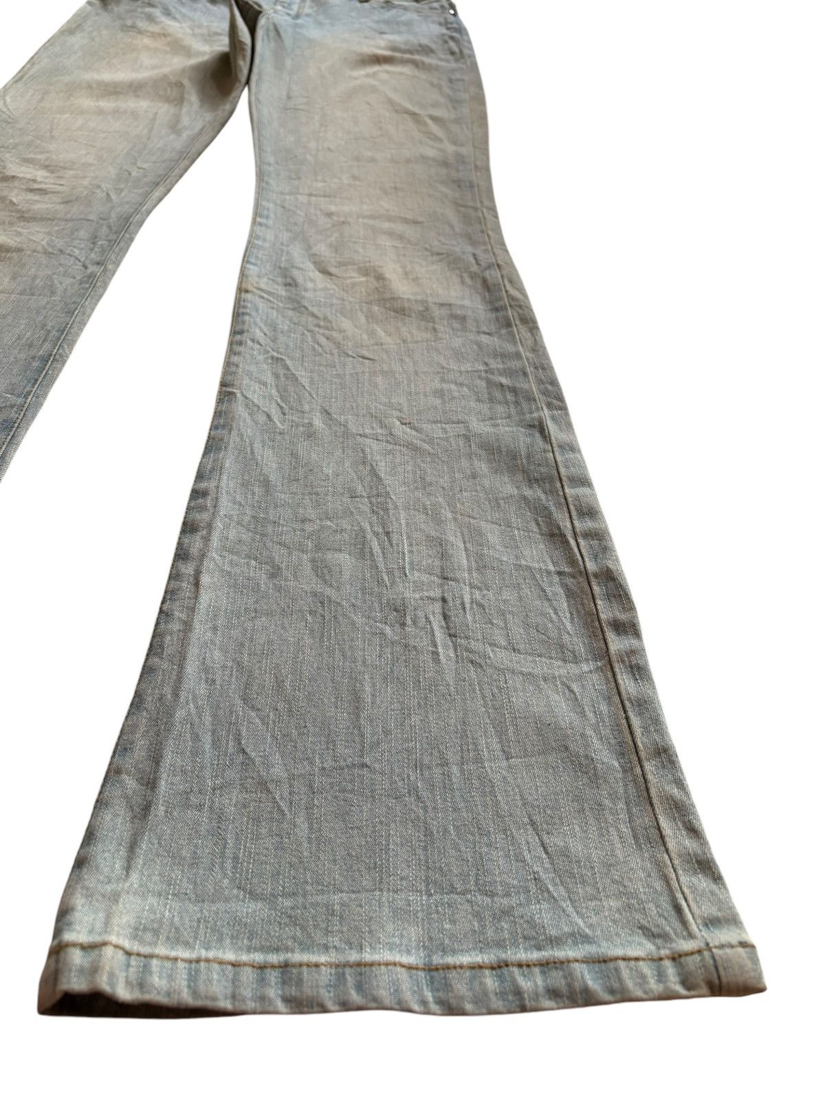 Japanese Brand SALES🔥Vintage Japanese Brand Mud Wash Flare Jeans Size 28" / US 6 / IT 42 - 7 Thumbnail