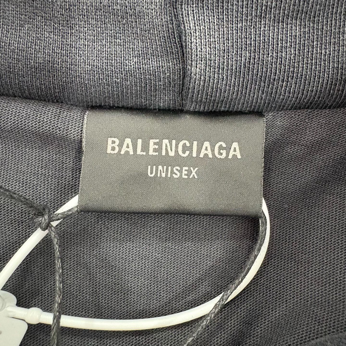 Balenciaga balenciaga distressed black hoodie size L Size US L / EU 52-54 / 3 - 3 Thumbnail