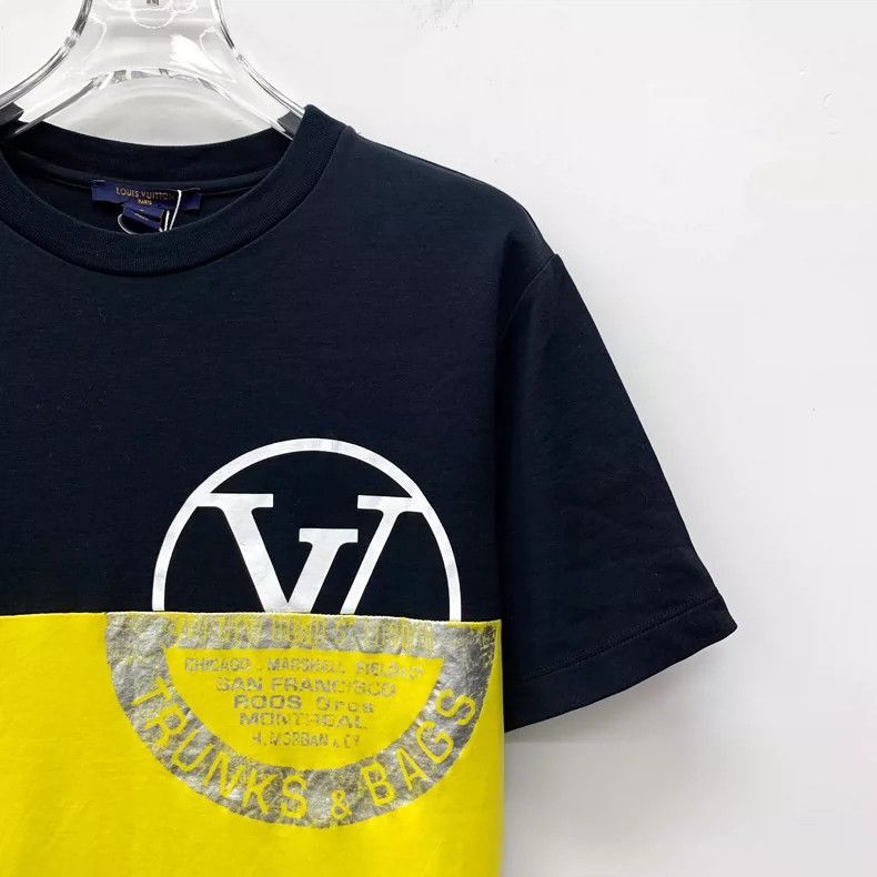Louis Vuitton Louis Vuitton Color Block Logo TShirt-2506 Size S / US 4 / IT 40 - 3 Thumbnail