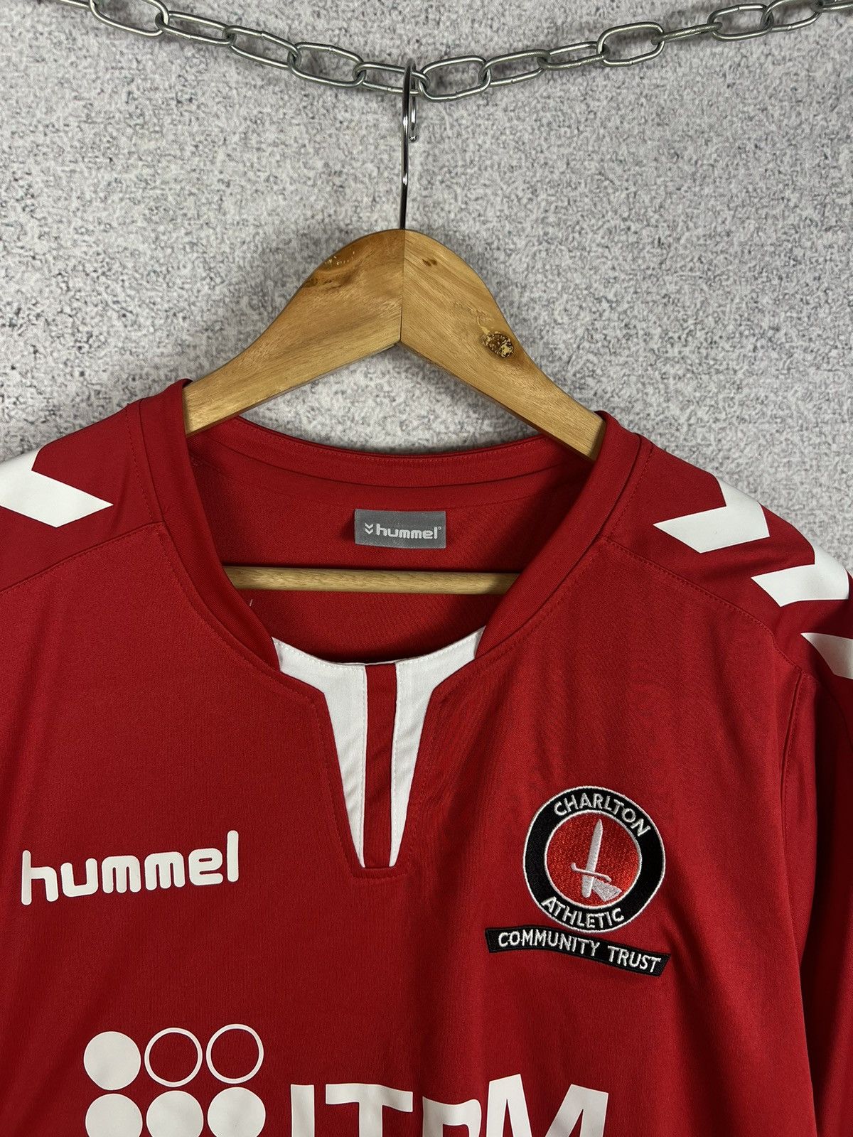 Hummel Charlton Athletic Football Jersey Soccer Shirt Hummel Size US M / EU 48-50 / 2 - 5 Thumbnail