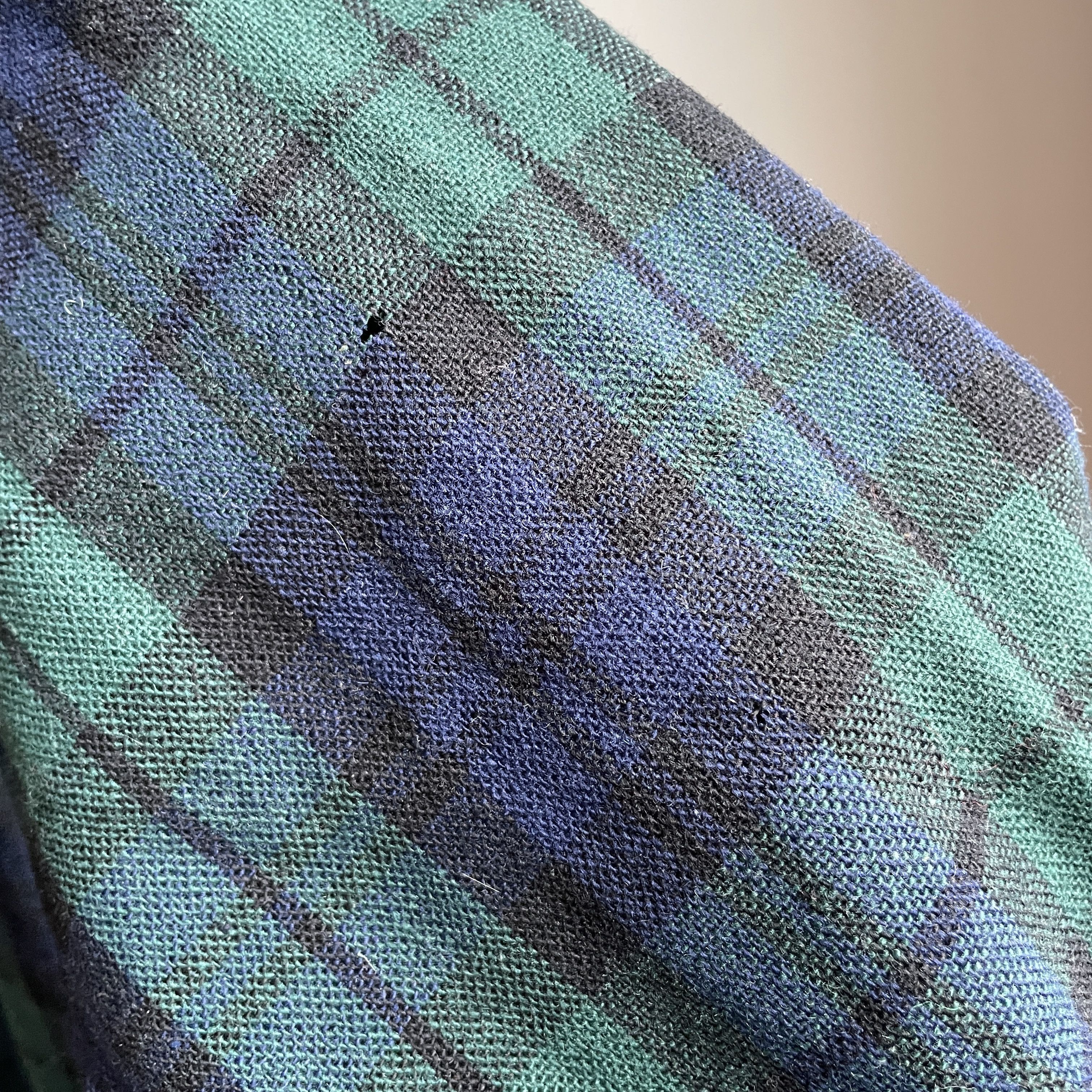 Sears Sears Roebuck Vintage 90's Wool Plaid Flannel Shirt Size US L / EU 52-54 / 3 - 6 Thumbnail