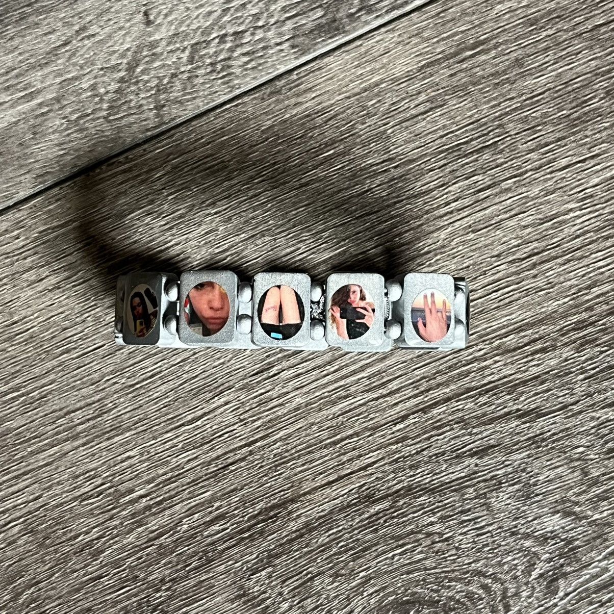 Drain Gang × Sad Boys Fakemink x Bazo 1199 Etna Vera Vela Silver Bracelet Size ONE SIZE - 2 Thumbnail