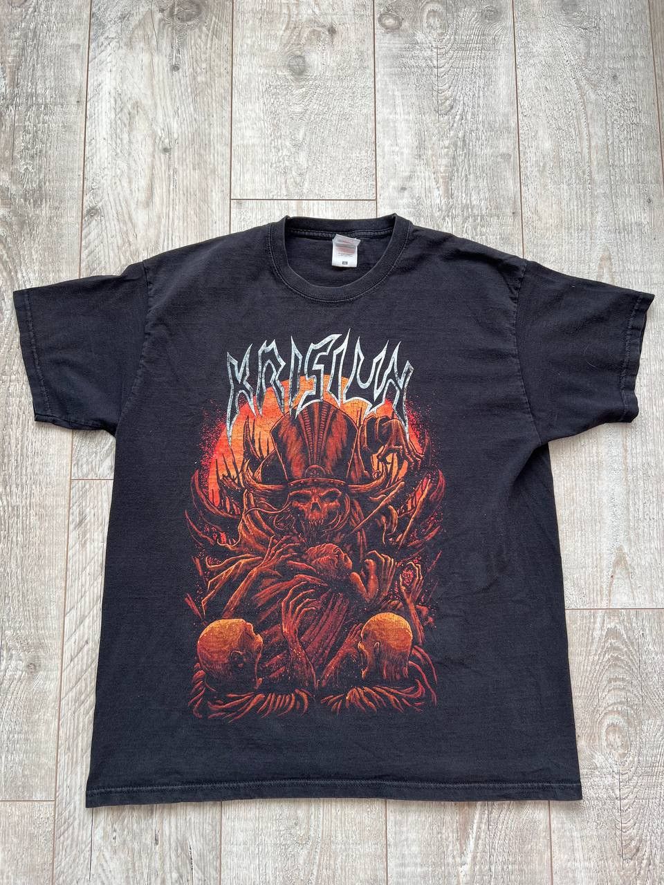 Band Tees × Fruit Of The Loom × Vintage Krisiun band teems Size US XL / EU 56 / 4 - 1 Thumbnail
