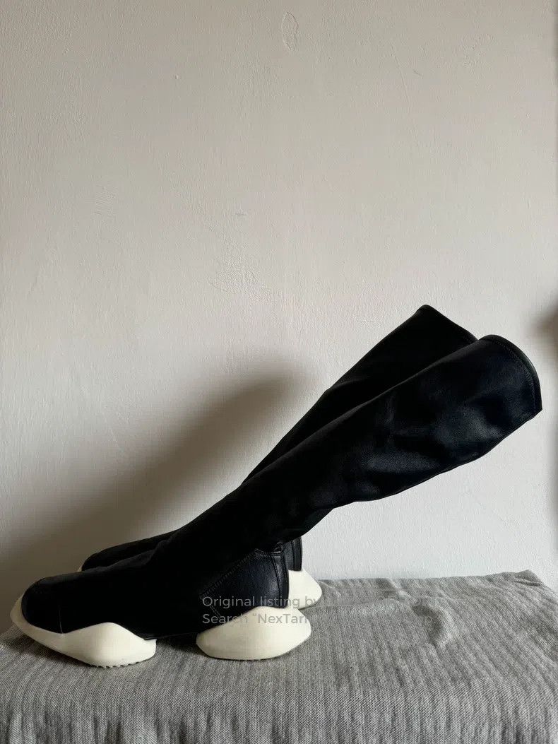 Rick Owens RICK OWENS High-heeled sheepskin boots Size US 7 / EU 40 - 4 Thumbnail