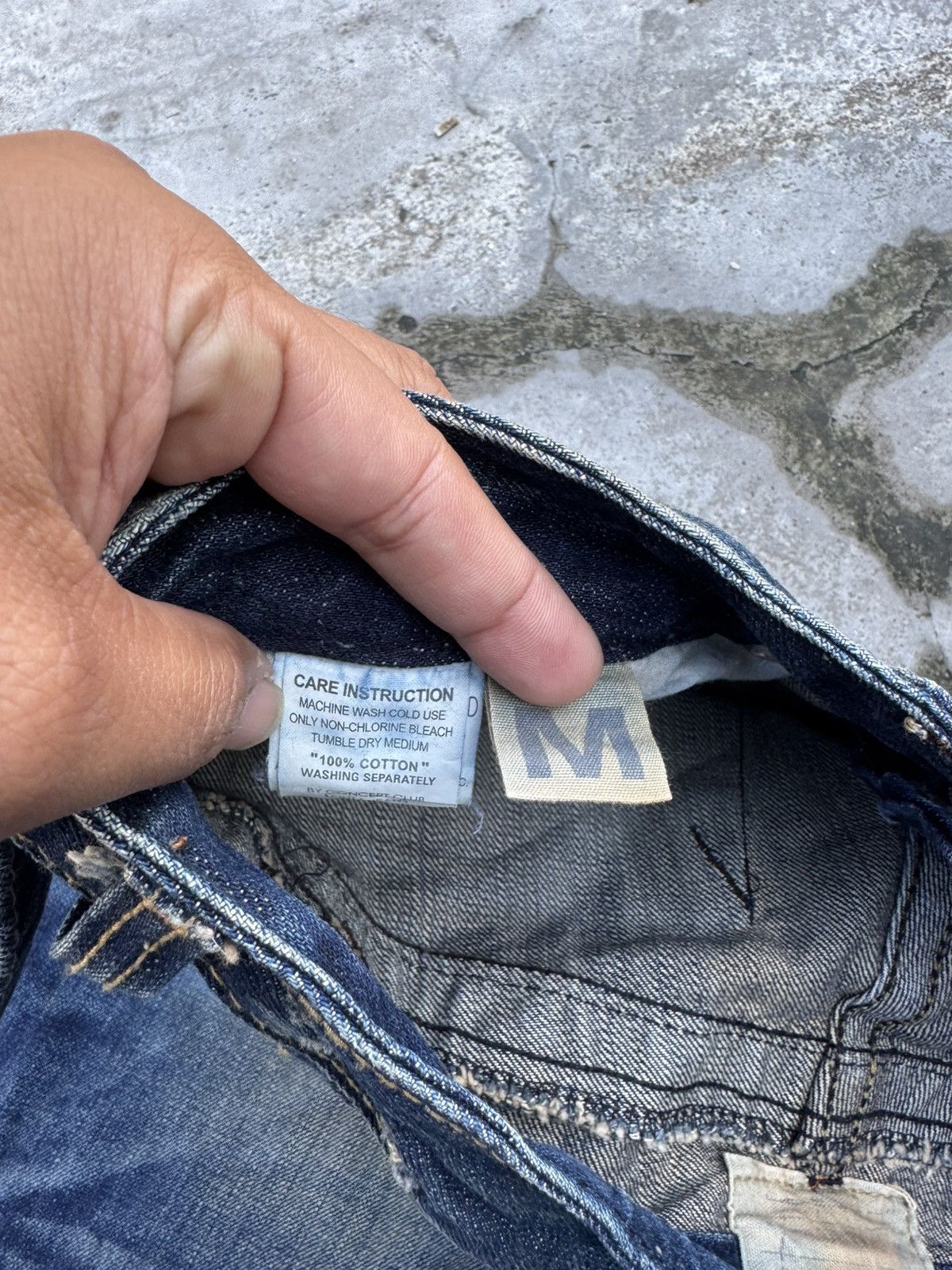 If Six Was Nine LOLITA JEANS Distressed Denim Size 34 Size US 34 / EU 50 - 10 Thumbnail