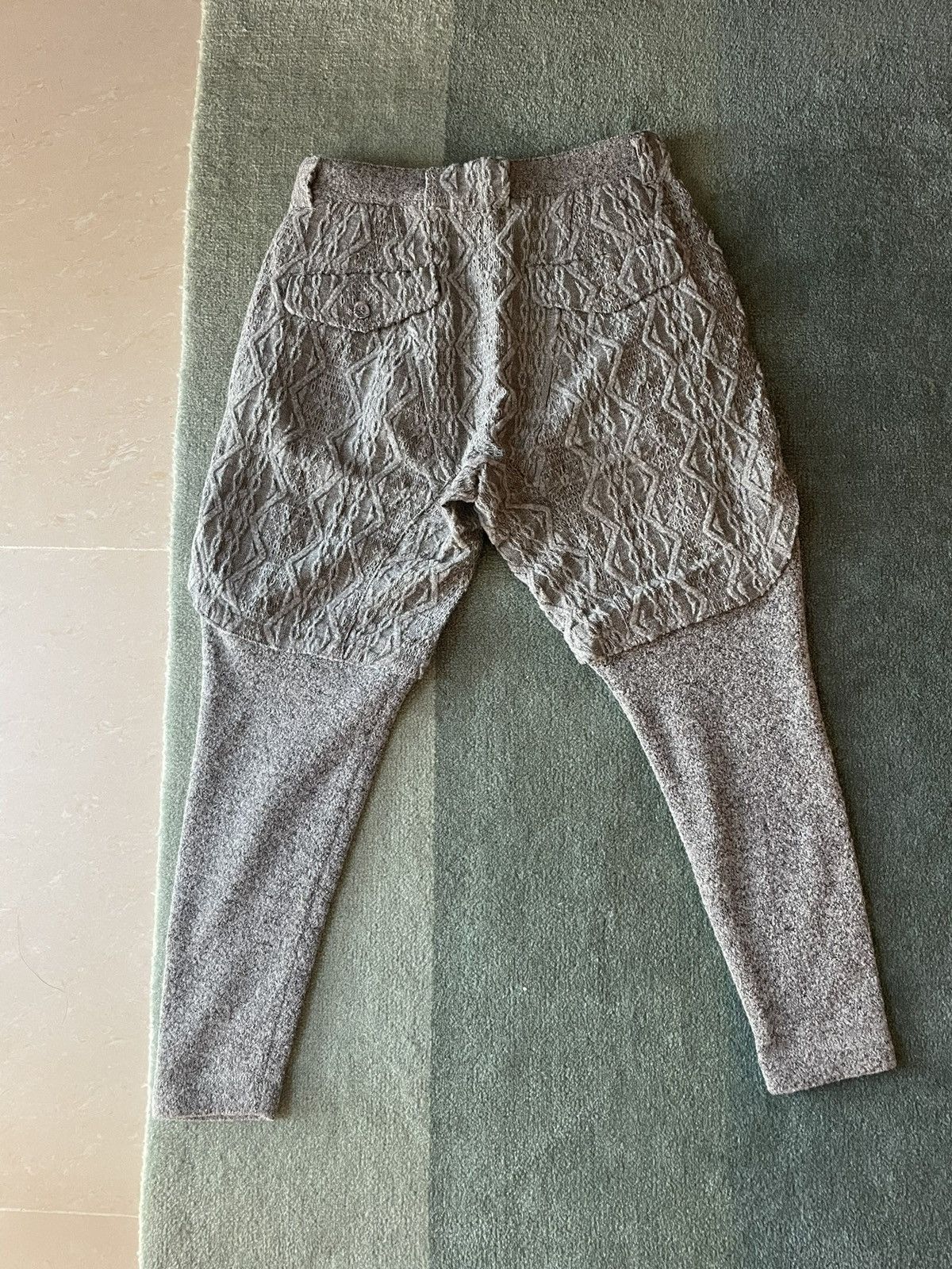 White Mountaineering White Mountaineering wool trompe l'oeil joggers Size US 28 / EU 44 - 6 Thumbnail