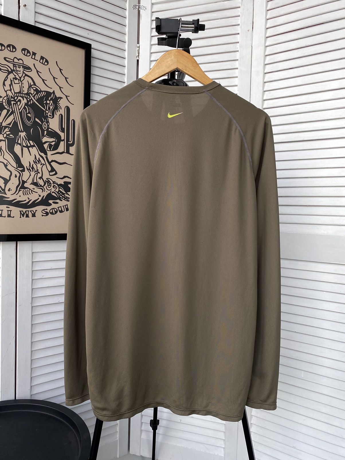 Nike × Vintage Nike Vintage Run Swoosh Travis Scott Long Sleeve Y2K Size US L / EU 52-54 / 3 - 2 Thumbnail