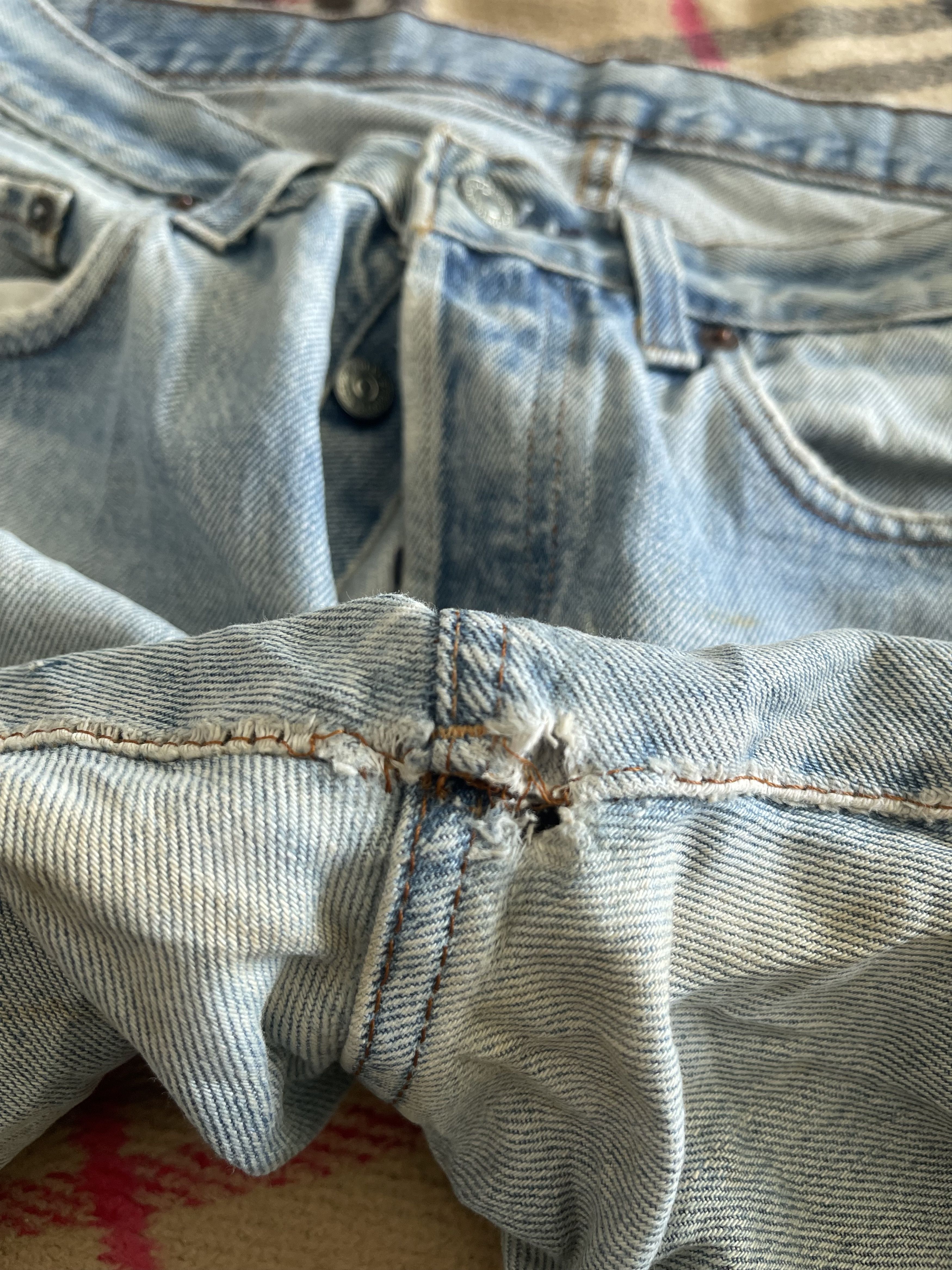 Levi's Vintage Levis 501 Redline Size US 33 - 11 Thumbnail