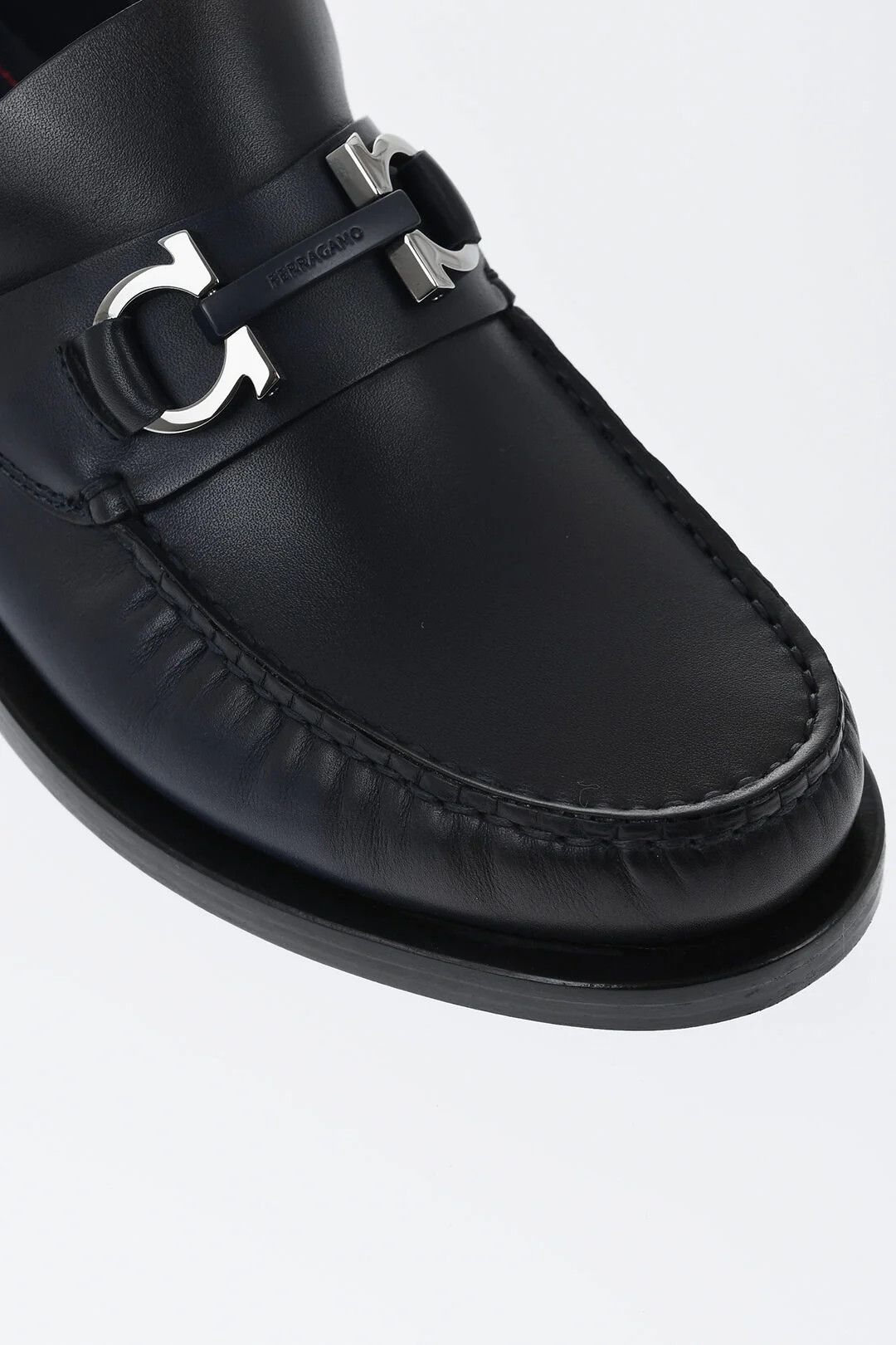 Salvatore Ferragamo og1mm0426 Leather Loafers in Blue Size US 7 / EU 40 - 4 Thumbnail