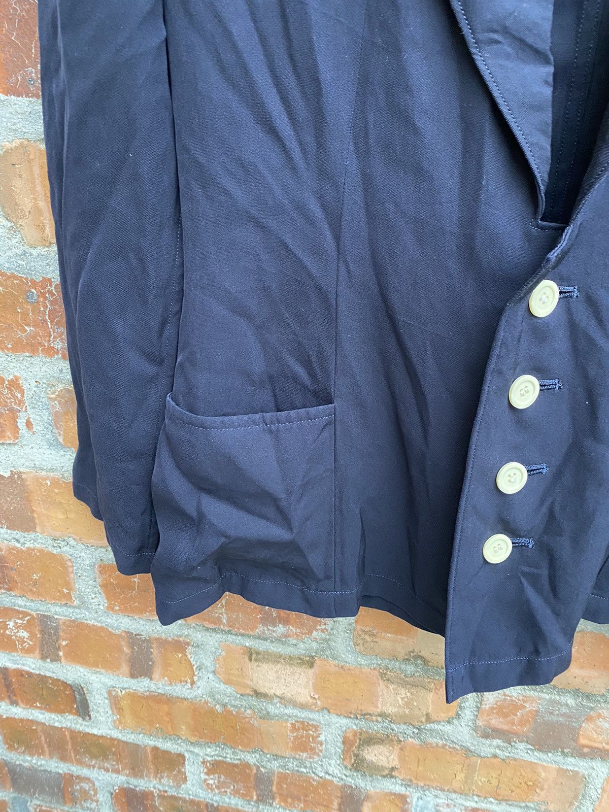 Yohji Yamamoto 1990s Y’S side pocket light blazer jacket Size S / US 4 / IT 40 - 4 Thumbnail