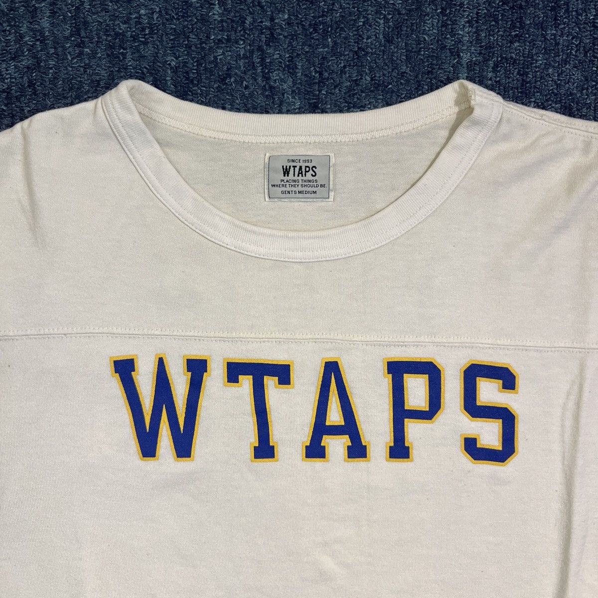 Wtaps Vintage 00s WTAPS Football Long Sleeve Tee Size US M / EU 48-50 / 2 - 3 Thumbnail