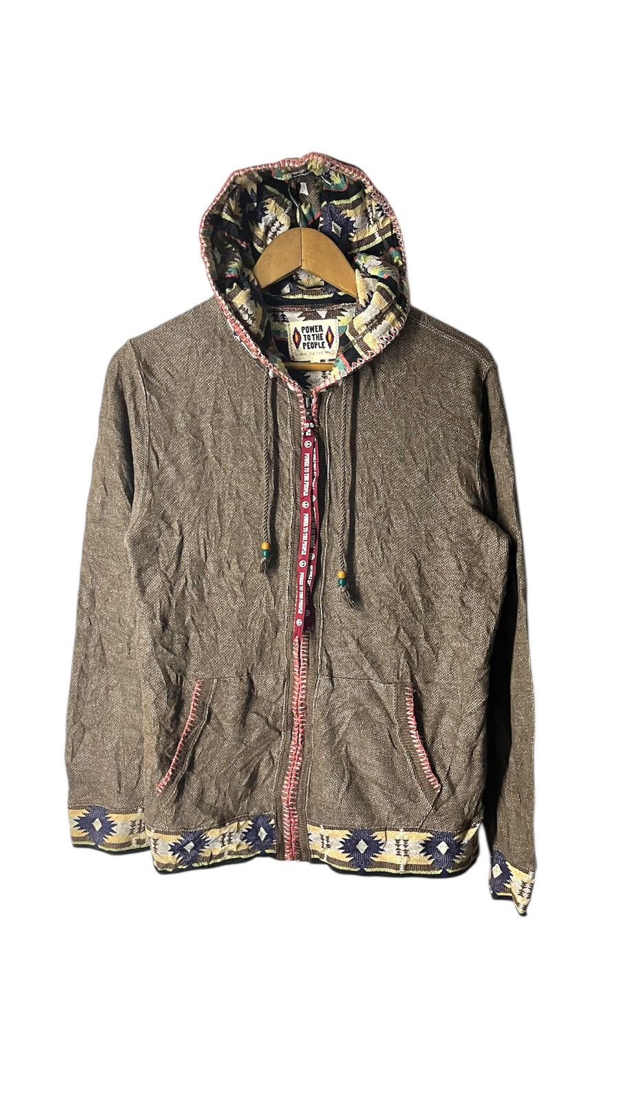 Vintage GLOBAL CULTURE POWER TO THE PEOPLE Size US M / EU 48-50 / 2 - 9 Thumbnail