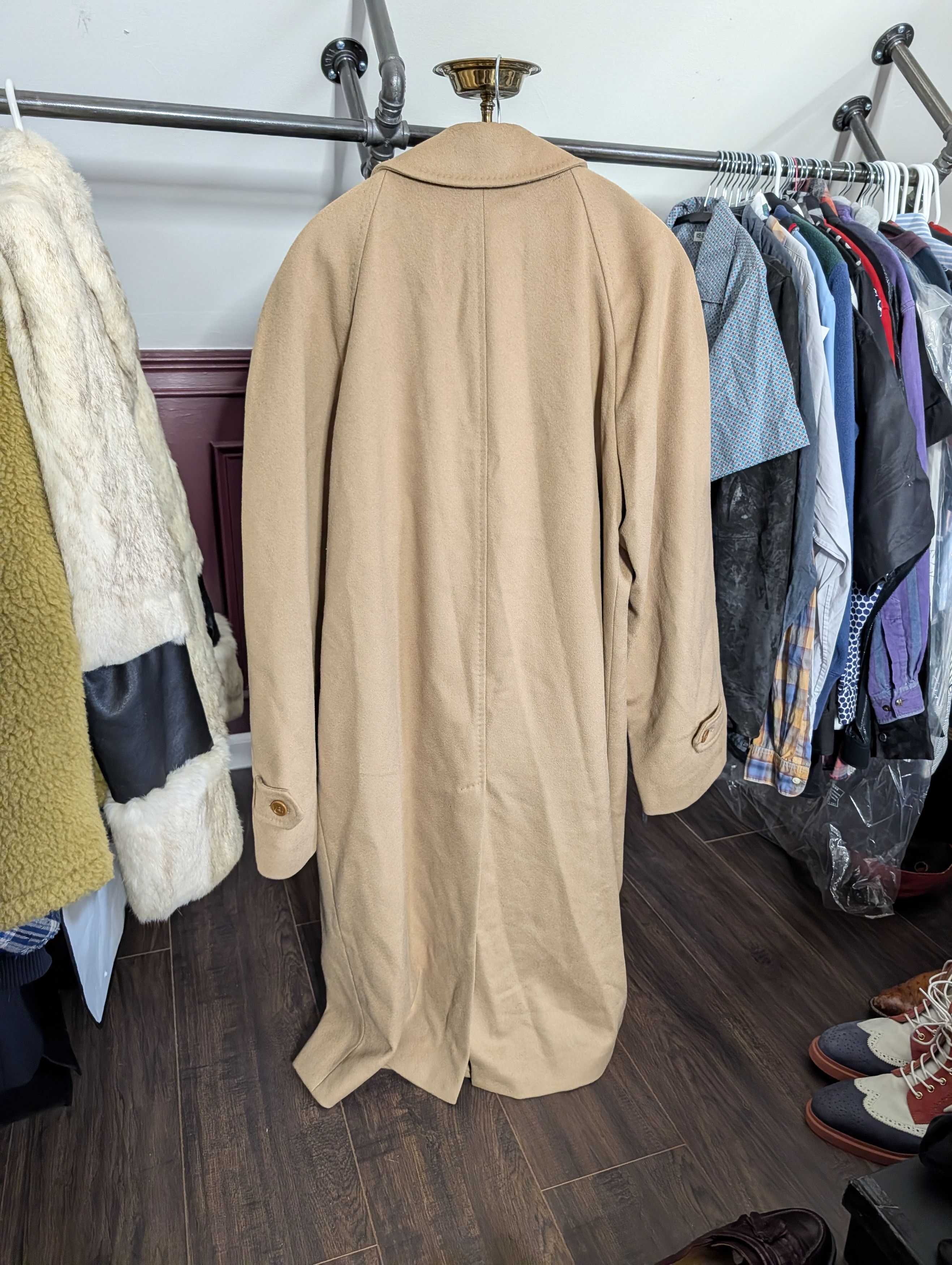 PIACENZA 1833 Piacenza Caesar virgin wool fleece camel overcoat 52R Size US XL / EU 56 / 4 - 8 Thumbnail