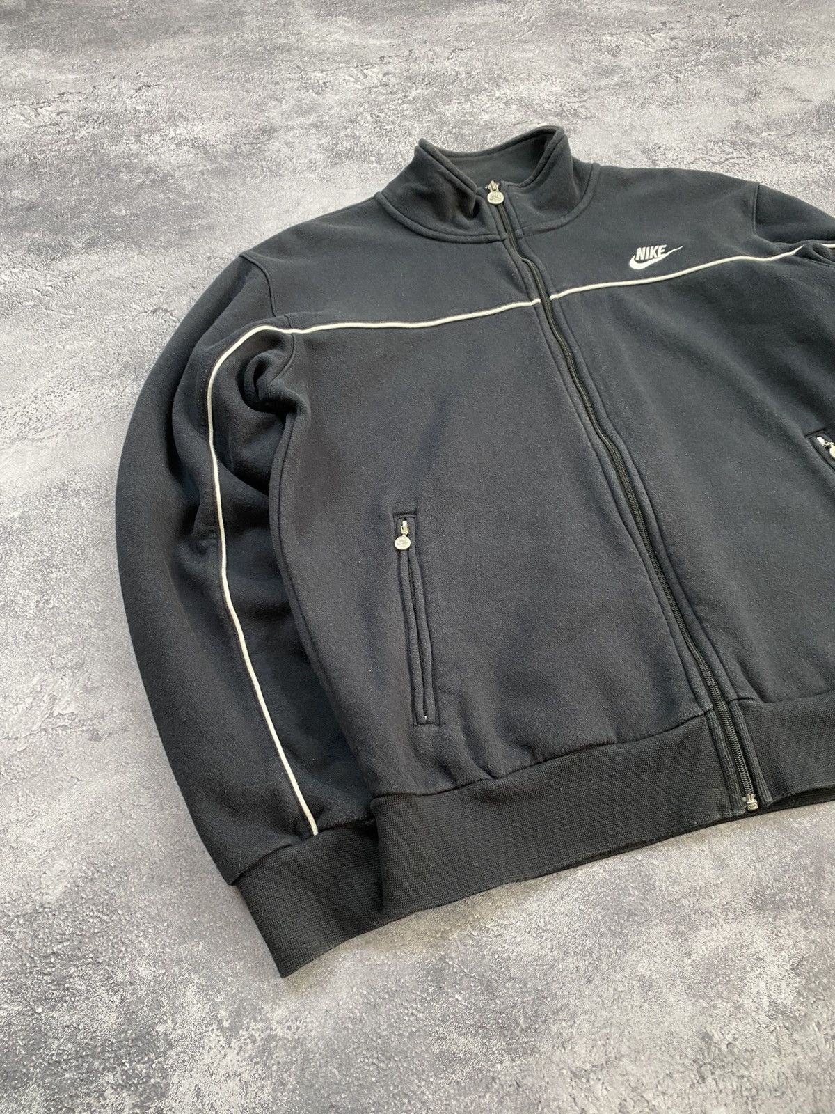 Nike Vintage Nike Zip Sweatshirt 90s Mini Swoosh Y2K Logo Size US S / EU 44-46 / 1 - 5 Thumbnail