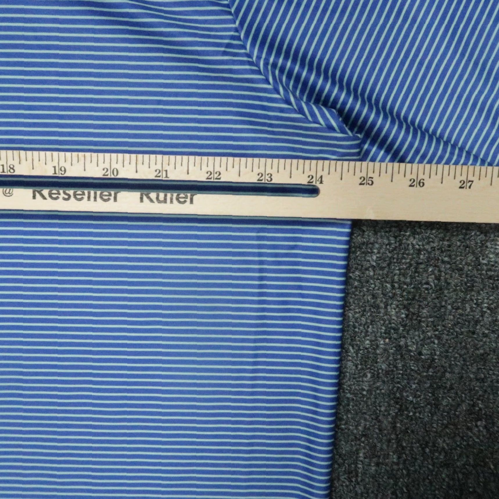 CO Collars & Co Shirt Men XL Striped Featherweight Short Sleeve Performance Polo Size US XL / EU 56 / 4 - 6 Thumbnail