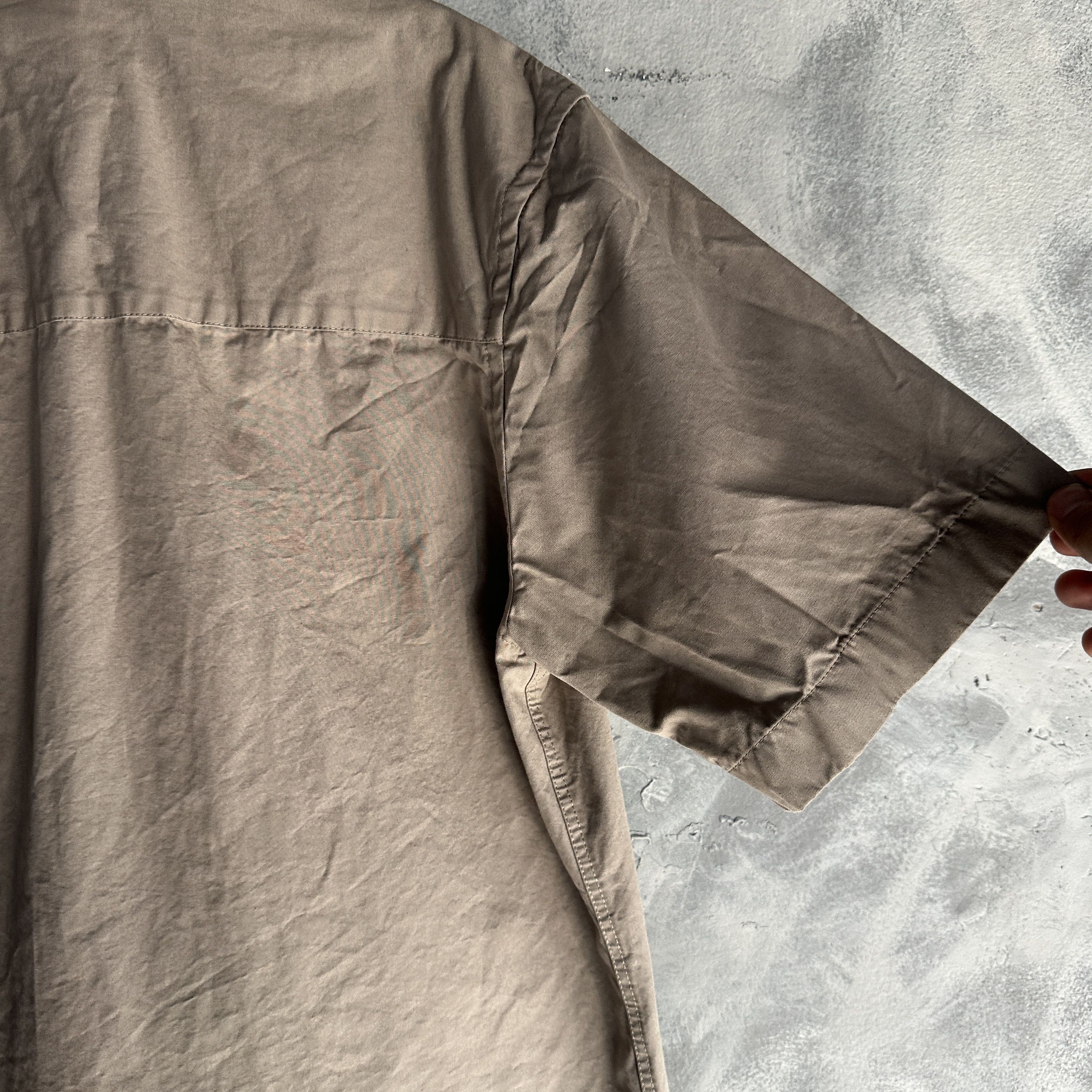 Zara Zara Button Up Shirt Medium Beige Cream Boxy Fit Big Pocket Size US M / EU 48-50 / 2 - 8 Thumbnail