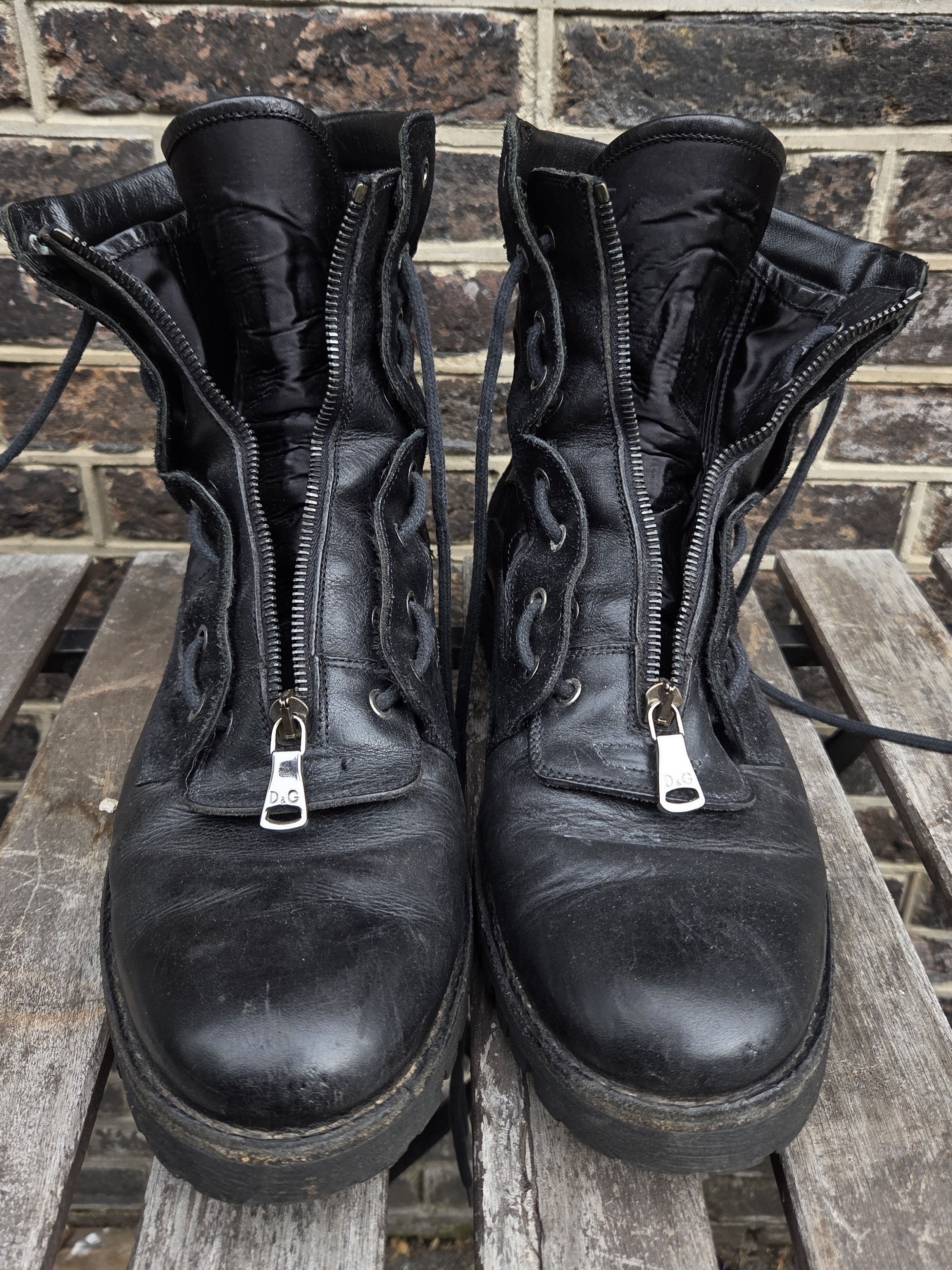 Dolce & Gabbana Dolce & Gabbana leather Combat boots Size US 9.5 / EU 42-43 - 6 Thumbnail