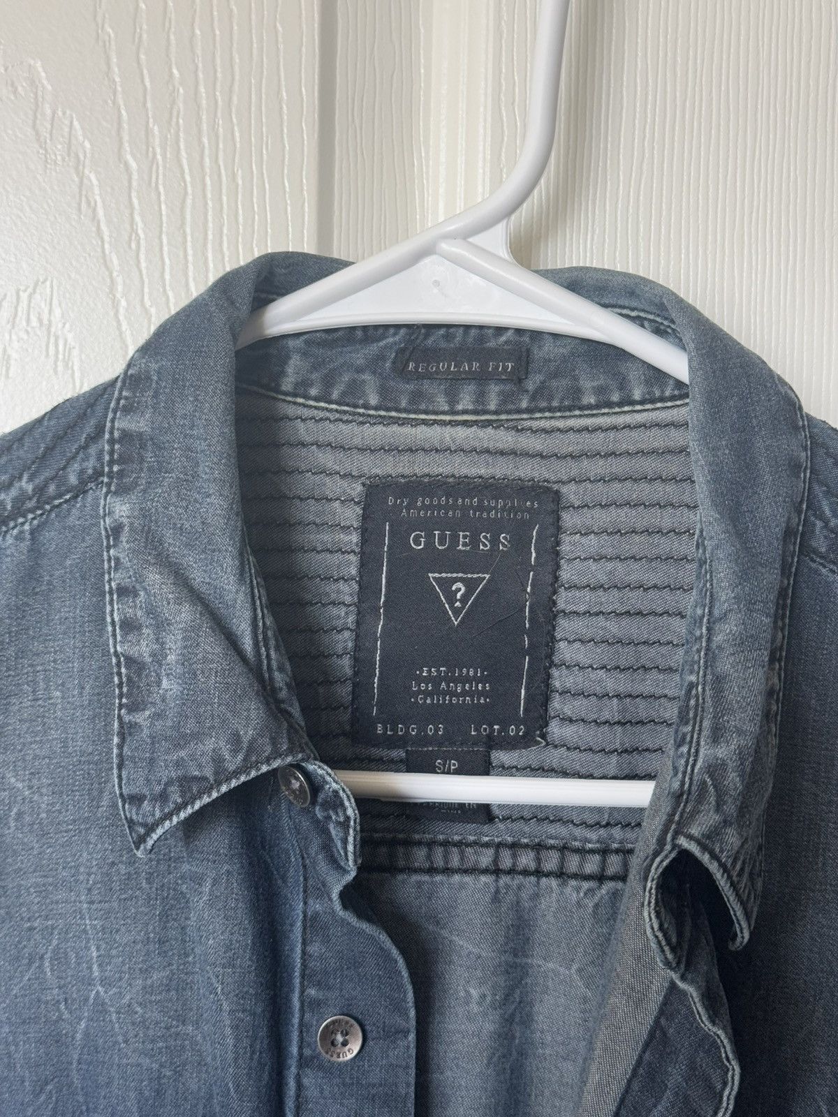 Guess Guess Denim Long Sleeve Shirt – Size Small Size US S / EU 44-46 / 1 - 5 Thumbnail