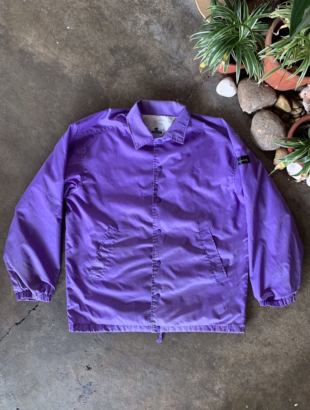 Champion × Vintage VINTAGE Champion Product USA Windbreaker on Purple 🔥 Size US L / EU 52-54 / 3 - 5 Thumbnail