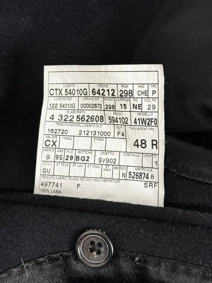 Gucci AW2002 Gucci Black Buttoned Trench Coat by Tom Ford Size US M / EU 48-50 / 2 - 15 Thumbnail