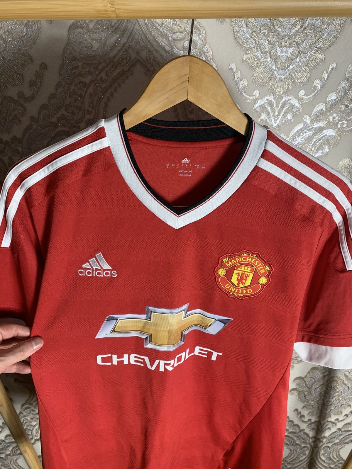 Adidas VINTAGE ADIDAS FC MANCHESTER UNITED ENGLAND SOCCER JERSEY Size US L / EU 52-54 / 3 - 3 Thumbnail