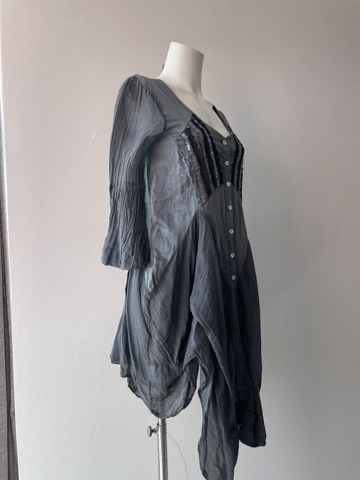 Vintage Italian silk dress Size S / US 4 / IT 40 - 14 Thumbnail