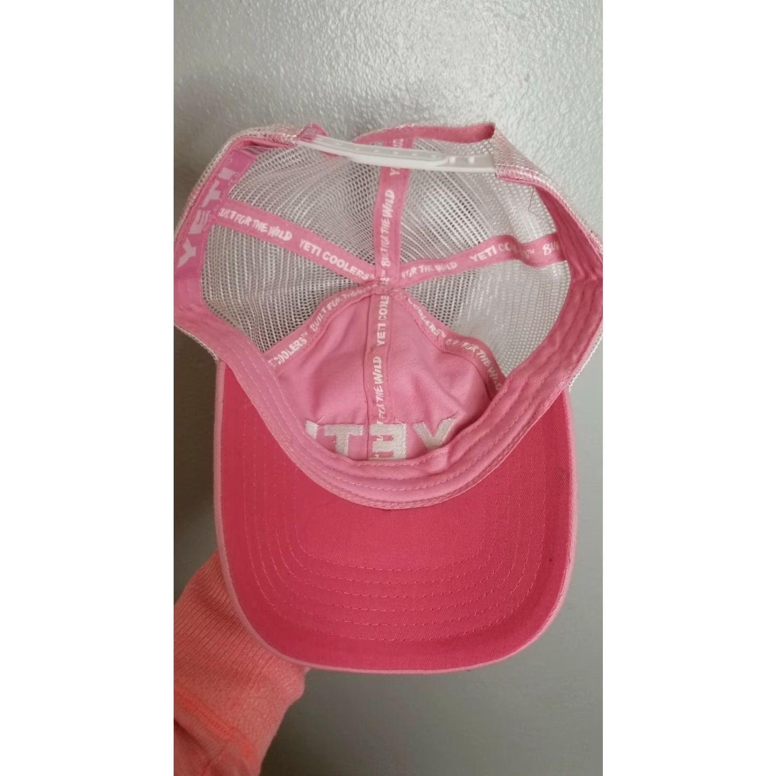 Yeti YETI COOLER HAT Womens Pink Snapback Trucker Style Adjustable White Size ONE SIZE - 2 Thumbnail