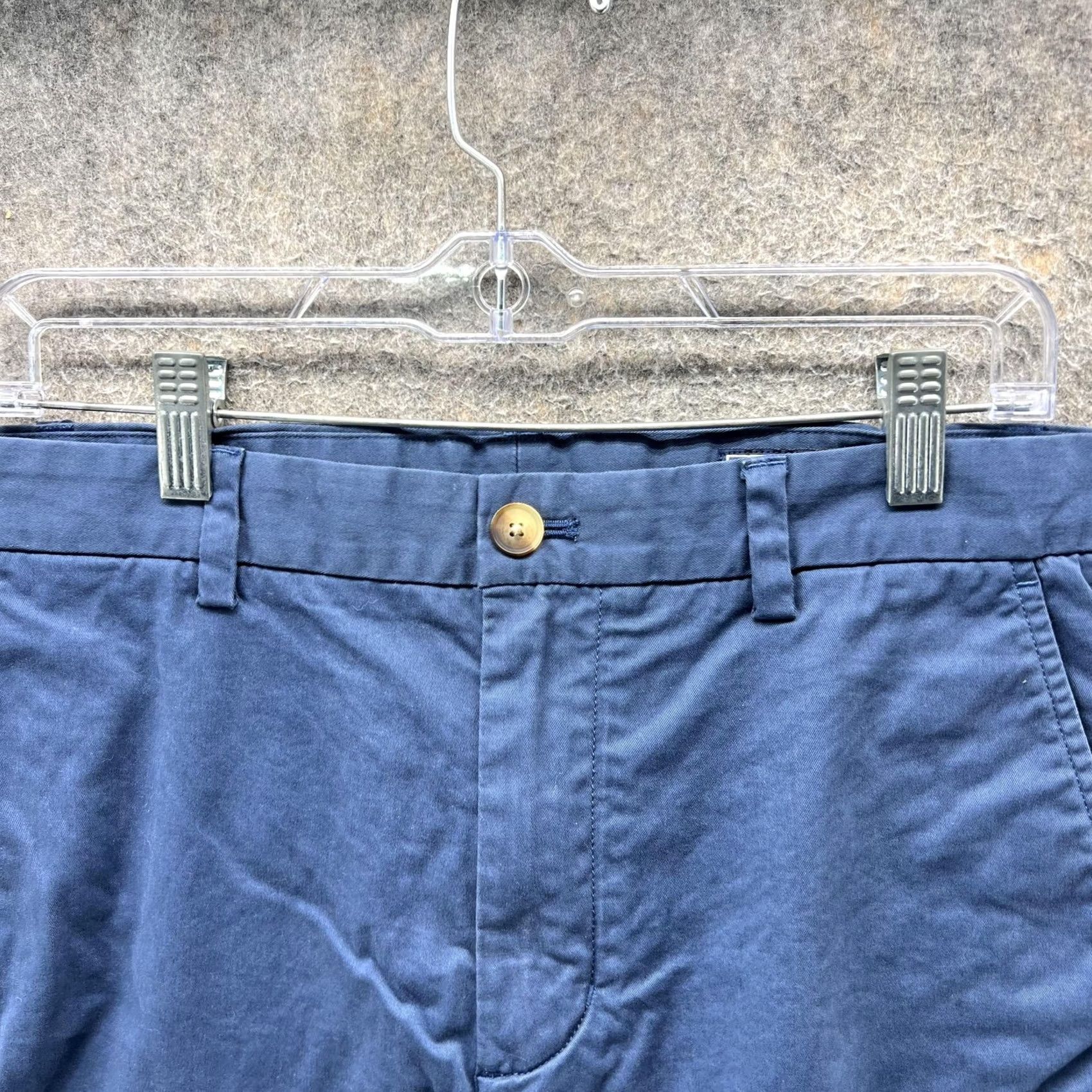 Vineyard Vines Vineyard Vines Shorts Mens 30 Blue Chino Stretch Flat Front Casual Summer Mens Regular Stretch Cotton Spandex Size US 30 / EU 46 - 5 Thumbnail