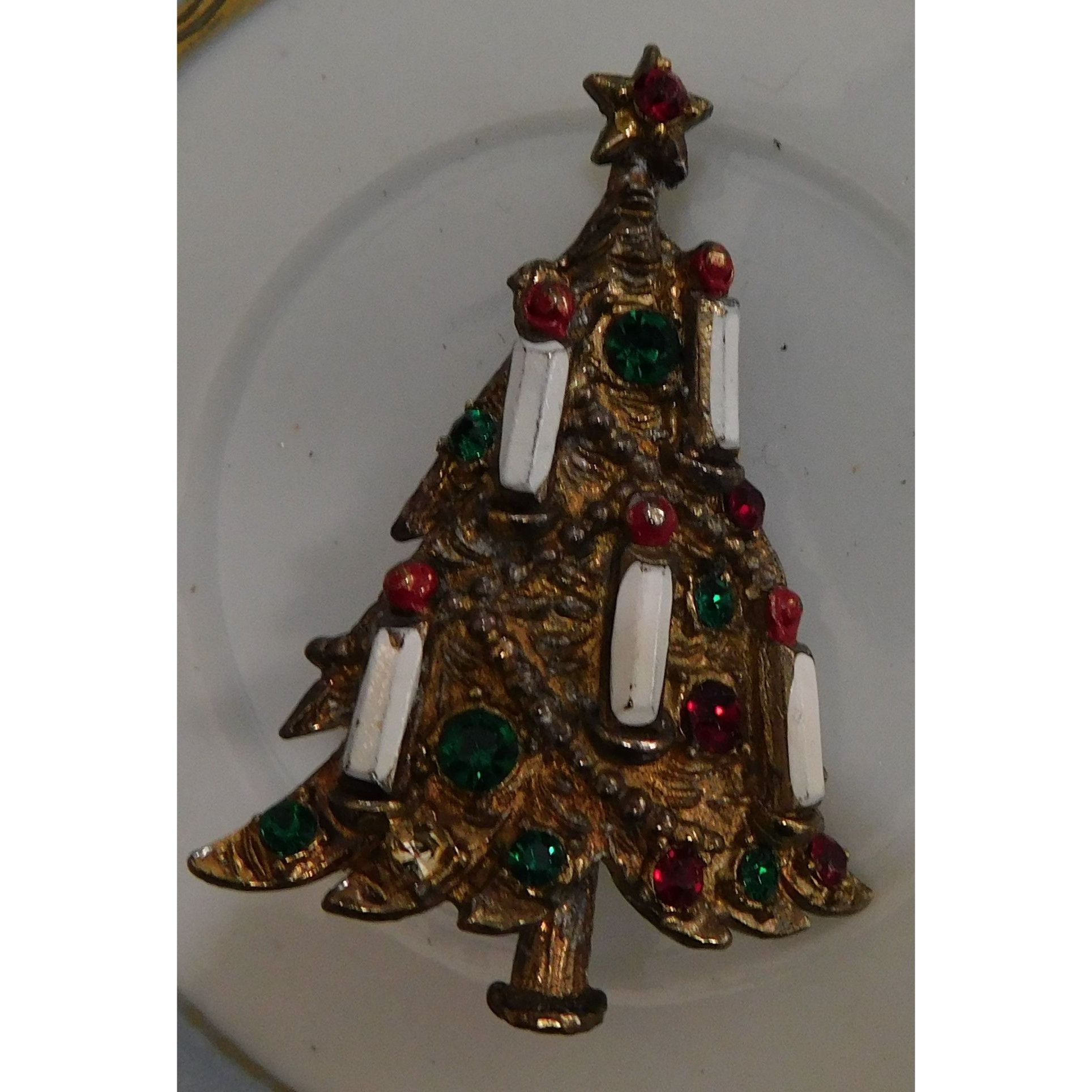 Other Vintage Christmas Tree With Candles Brooch Size ONE SIZE - 5 Thumbnail