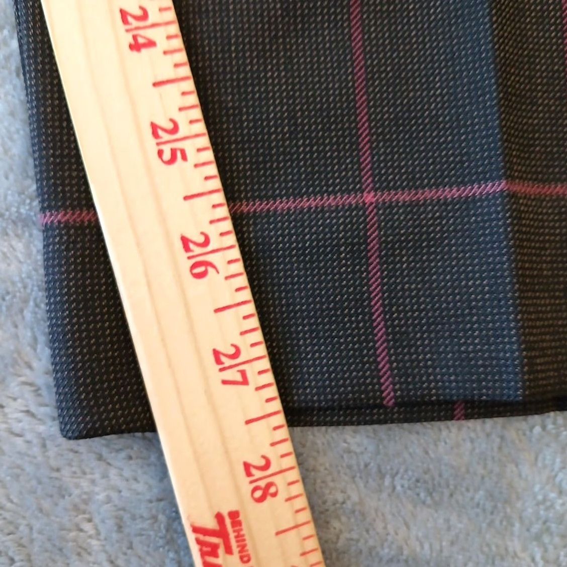 Kasper Kasper Dress Pants Womens Size 14 Brown Pink Plaid Elastic Waist 36x27.5 New Size 36" / US 14 / IT 50 - 6 Thumbnail