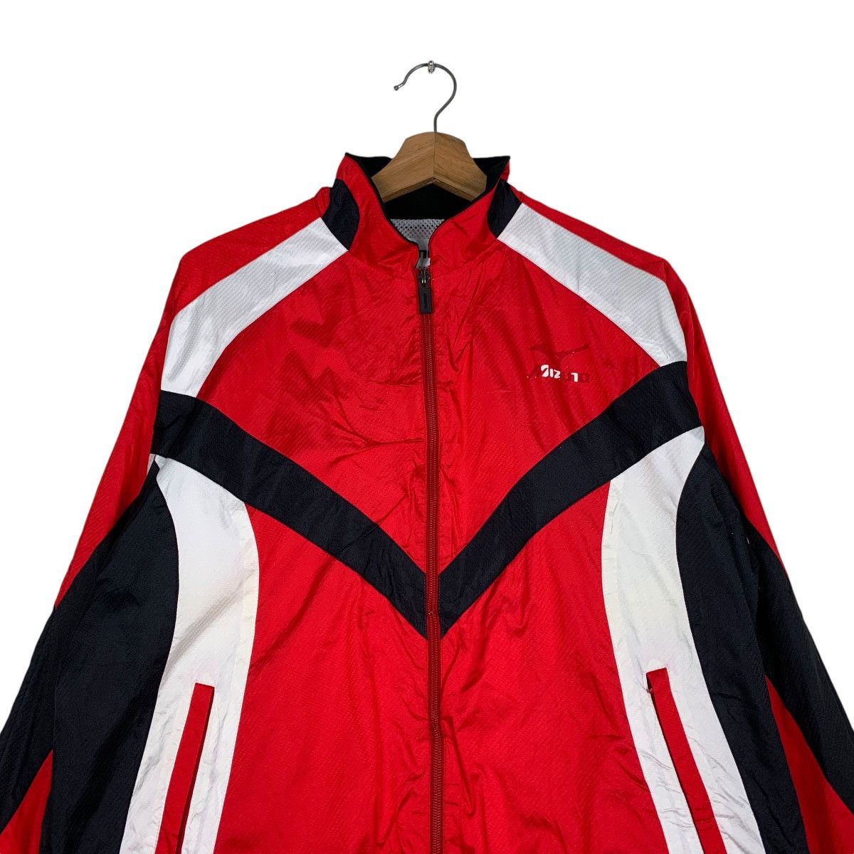 Japanese Brand MIZUNO Track & Road Marathon Light Jacket #1212-C55 Size US L / EU 52-54 / 3 - 4 Thumbnail