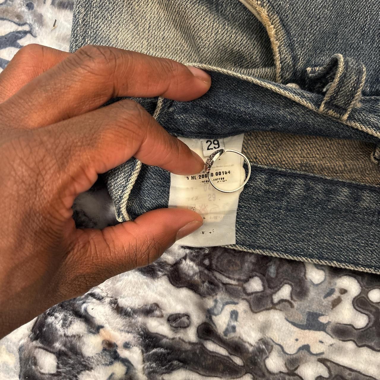 Helmut Lang Helmut Lang 1998 Light Wash Denim Size US 29 - 3 Thumbnail