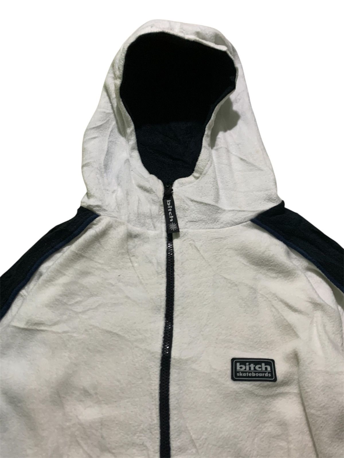 Vintage Vintage 1990s Bitch Skateboards Hoodie Size US XL / EU 56 / 4 - 3 Thumbnail