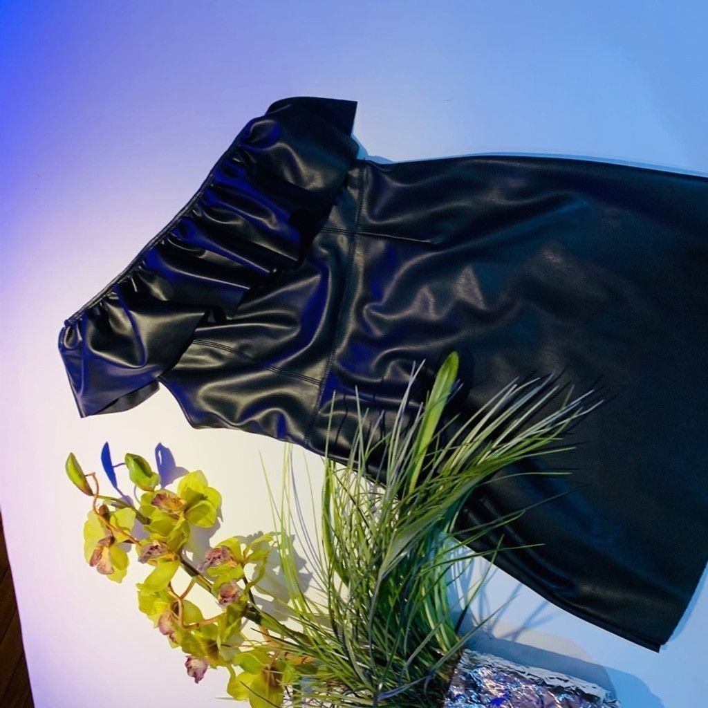 BB Dakota BB Dakota pleather one shoulder dress size 4 BNWOT Size S / US 4 / IT 40 - 1 Thumbnail