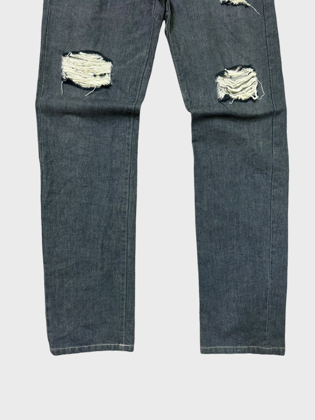 Hysteric Glamour × Japanese Brand DISTRESSED JUNYA WATANABE STYLE DENIM JEANS Size US 29 - 6 Thumbnail