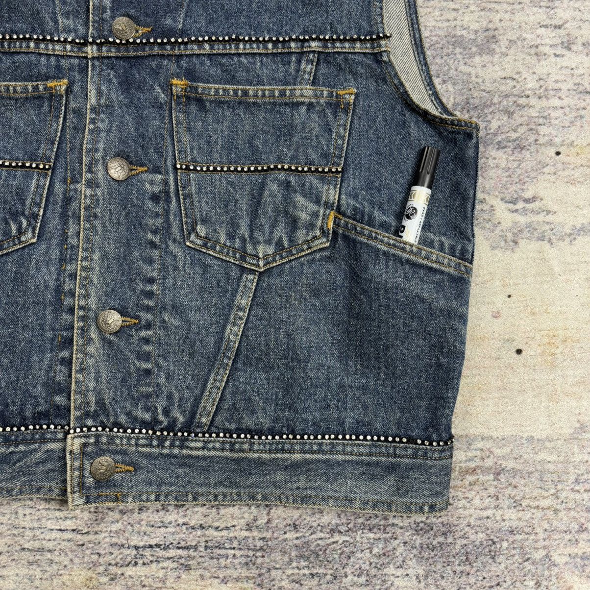 Vintage 90s katharine Hamnett london denim vest