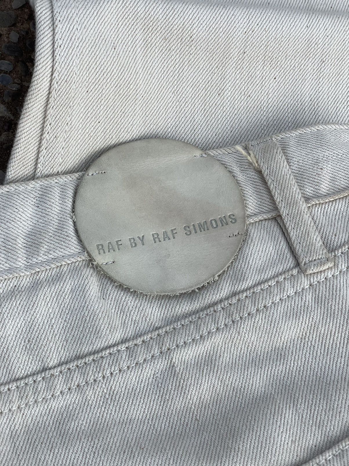 Raf Simons Raf by Raf Simons Off white color jeans Size US 33 - 3 Thumbnail