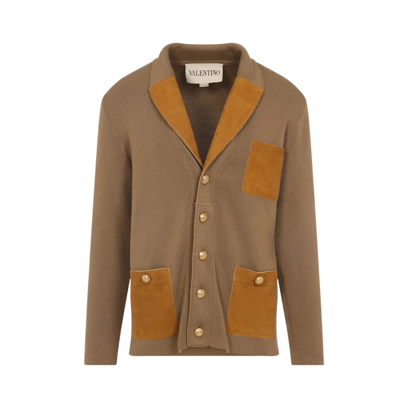 Valentino VALENTINO Light Camel Wool Jacket New & Authentic (Men's siz Size US L / EU 52-54 / 3 - 1 Thumbnail