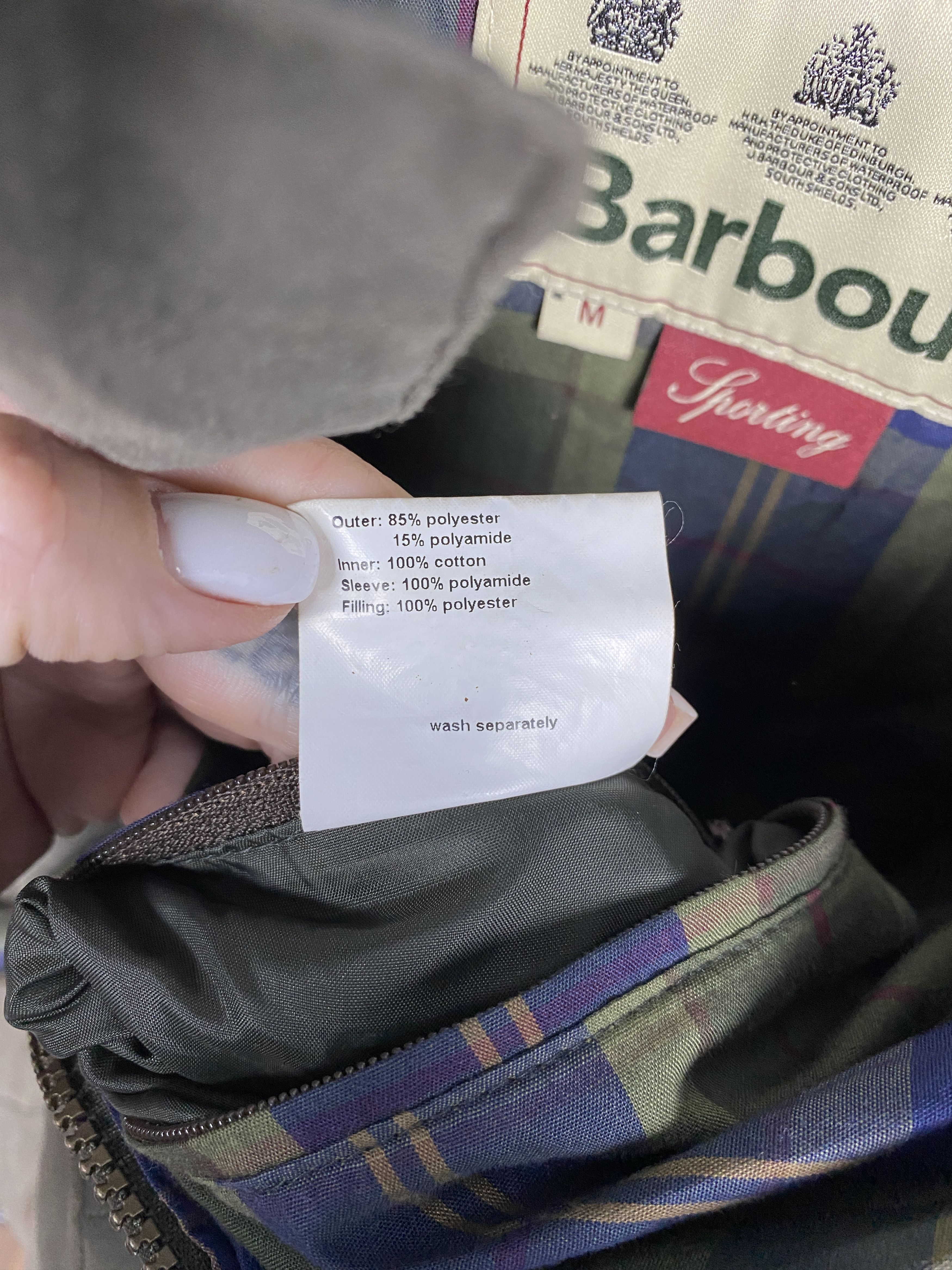Barbour × Vintage Barbour Sporting Quilt Vintage Mens Quilted Jacket Size US M / EU 48-50 / 2 - 10 Thumbnail