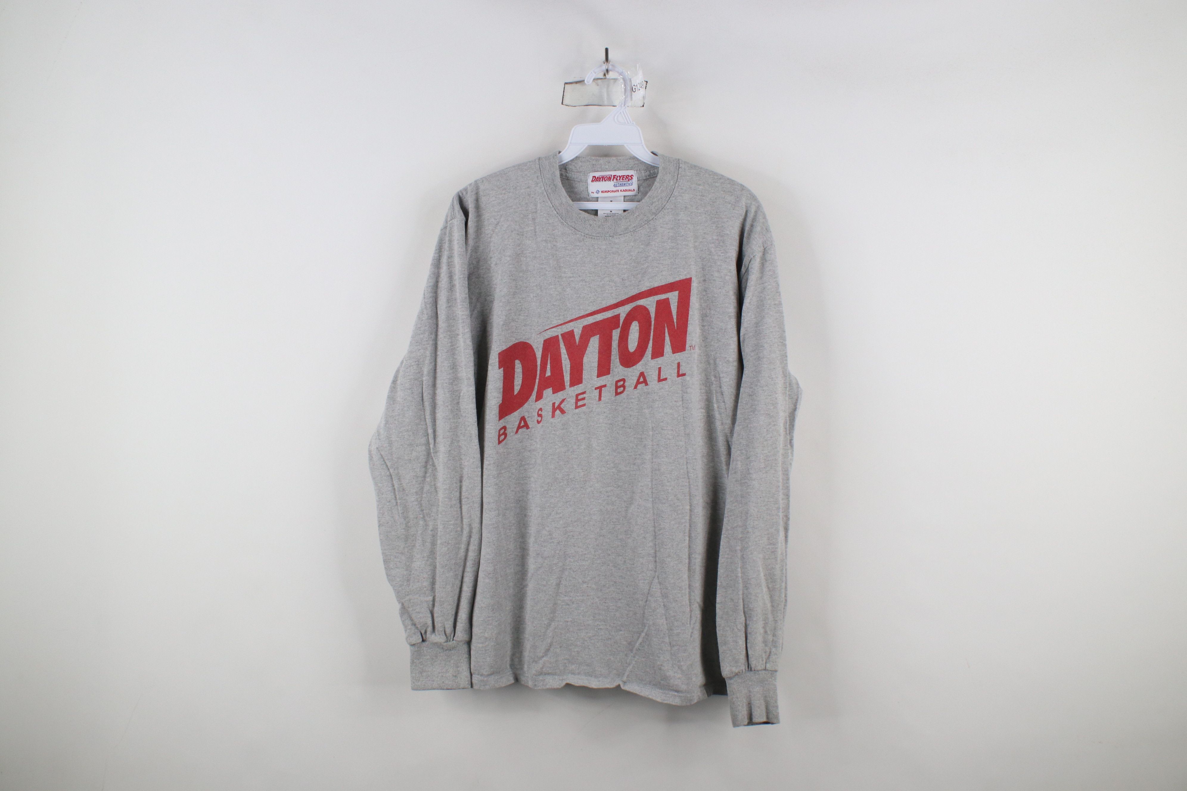 Vintage Vintage 90s Spell University of Dayton Long Sleeve T-Shirt Size US M / EU 48-50 / 2 - 1 Thumbnail